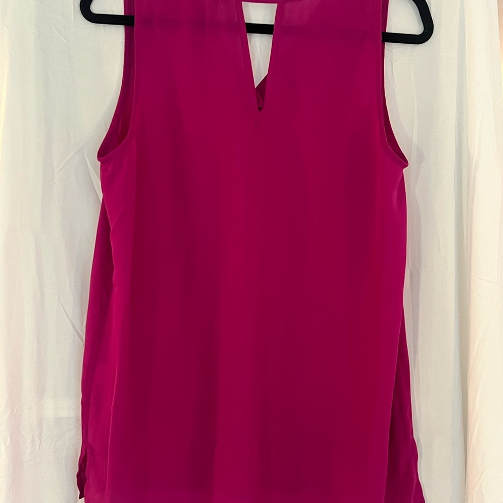 Pleione Sleeveless Pink Blouse